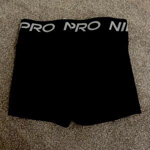 Nike pro shorts , Size small , color black .
